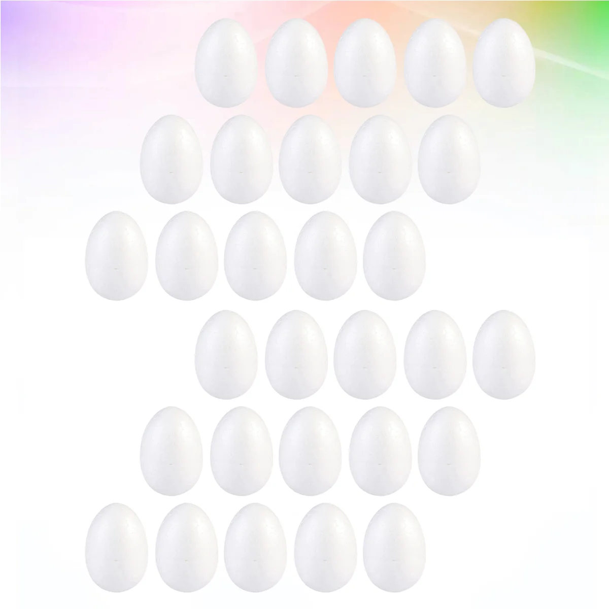 30pcs Painting Egg Teaching Children DIY Craft Practice Solid Model (7x52cm) ornament diy egg children