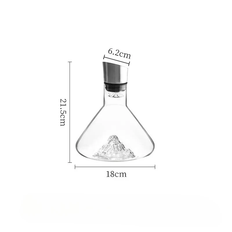 

Декантер для виски и вина Iceberg 1500 мл из хрусталя