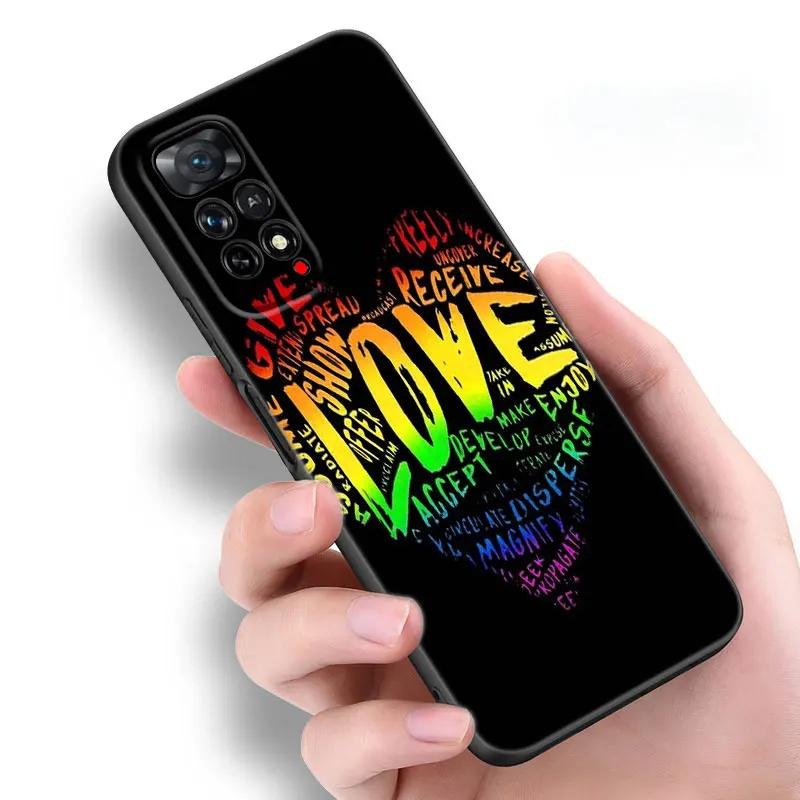 Чехол для телефона лесбиянок ЛГБТ радуга гордость Xiaomi Redmi Note 7 8 9 10 11 8T 10T 9S 10S 11S 4G 11E