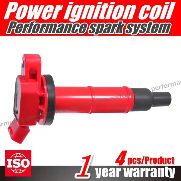 

Набор из 4-х эффективных катушек зажигания для Scion tC xB/ Camry Corolla Solara/ Vibe 90919-02243