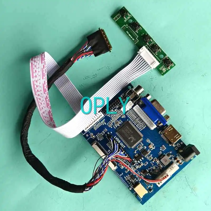 

Плата драйвера контроллера экрана ЖК-дисплея подходит для LTN101NT07 LTN101NT08 AV VGA LVDS 40-Pin 1024*600 HDMI-совместим 10,1 "Комплект «сделай сам»
