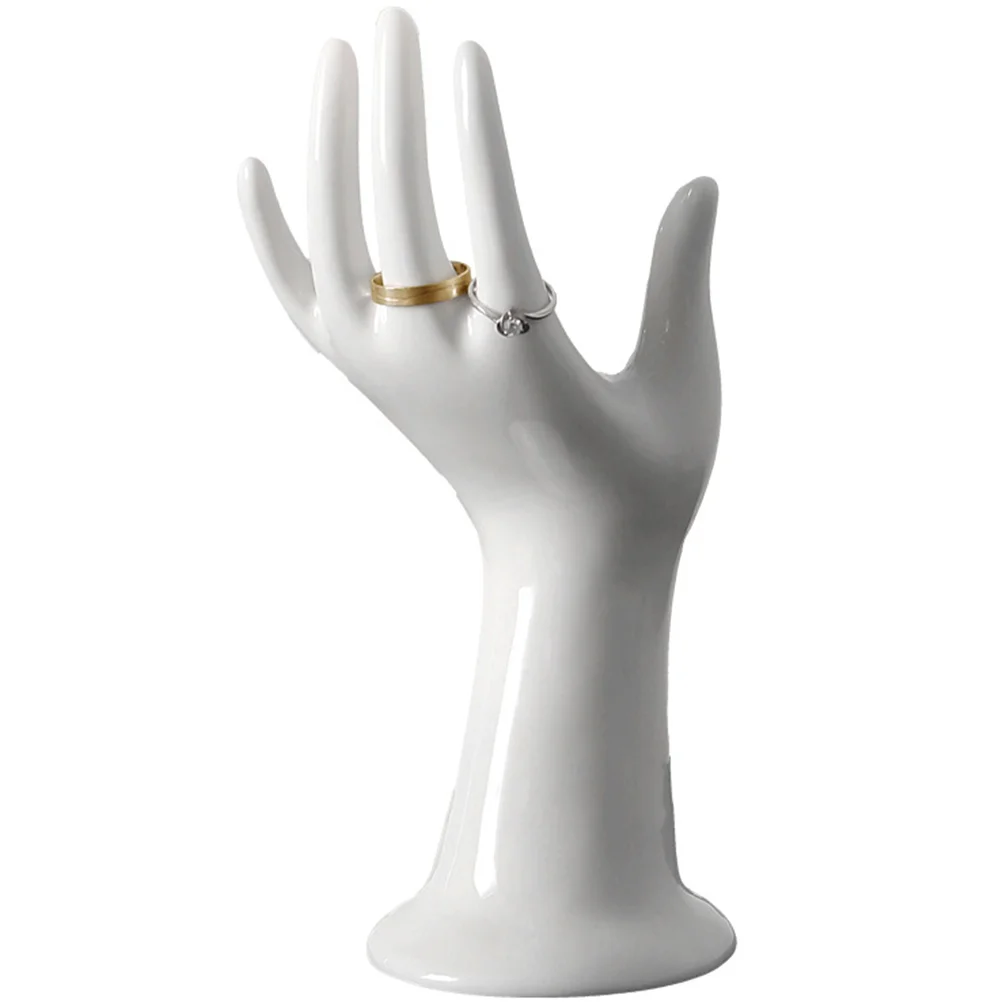 

Vase Flower Ceramic Hand Pot Planter Bud Moderndecorative Desktop Arrangement Face Floral Sculpture Body Decor Table