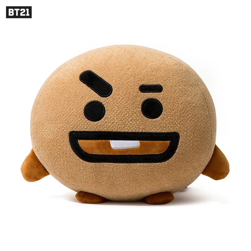 Kpop Bts стоячие Плюшевые игрушки мультфильм Bt21 Tata Rj Chimmy Cooky Shooky Mang Koya Детские