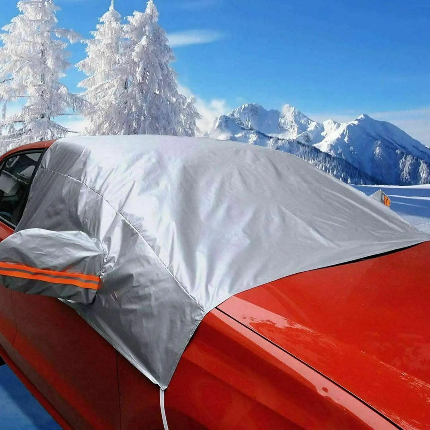 

Car Windscreen Windshield Frost Ice Snow Cover Sun Shade Shield Window Protector Car Covers Insulation Universal For SUV