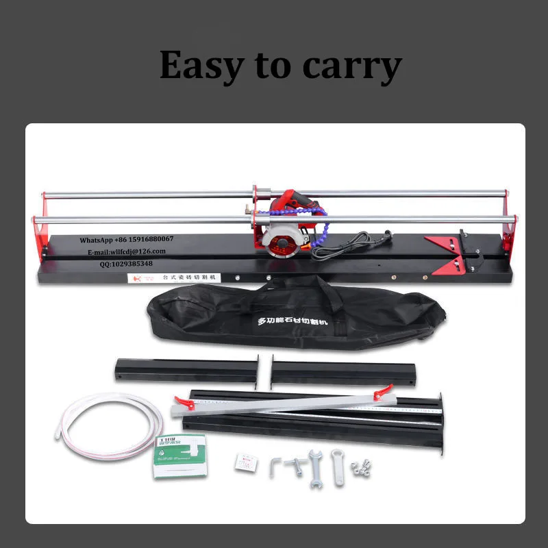 2300W Multifunctional Dust-free Tile Cutter Push knife Infrared Laser Edging 45 Degree Chamfering 800-1200mm