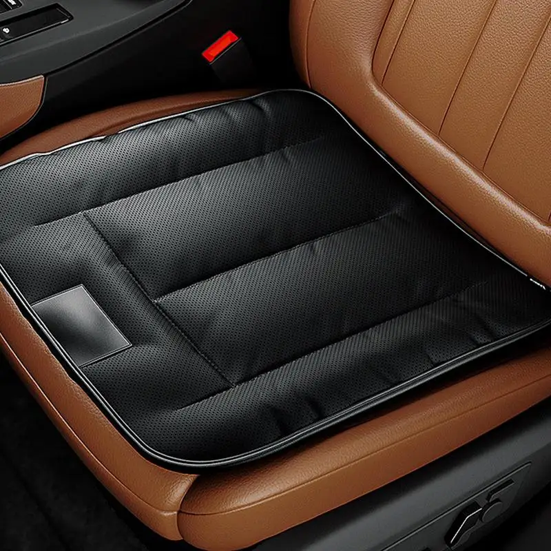 

Подушка на автомобильное сиденье, Универсальная кожаная Всесезонная дышащая подушка из пены с эффектом памяти, автомобильная противоскользящая Подушка, товары для интерьера