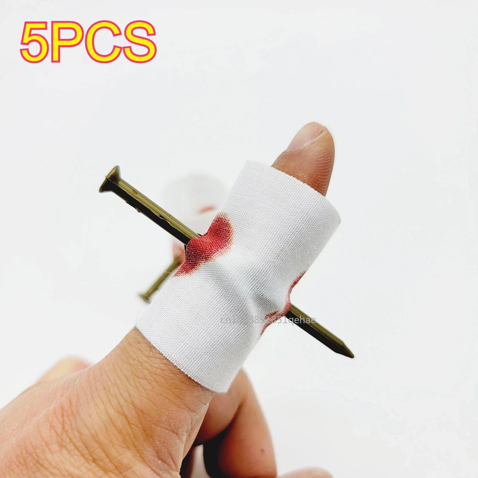 Игрушка-шалость для поддельных ногтей через палец детская новинка волшебный