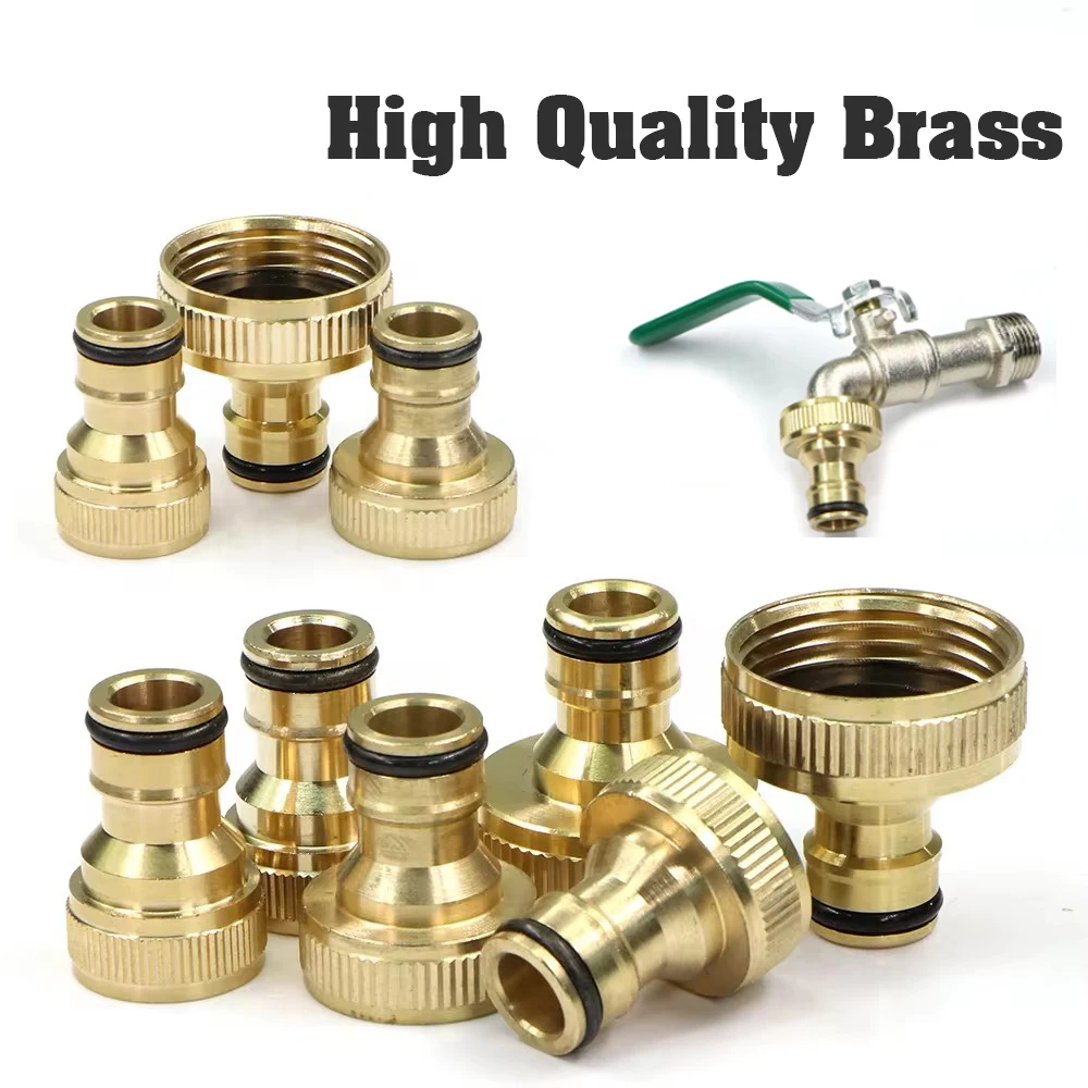 Прочный латунный быстроразъемный соединитель 1/2 дюйма 3/4 1 дюйм Женская Резьба BSP