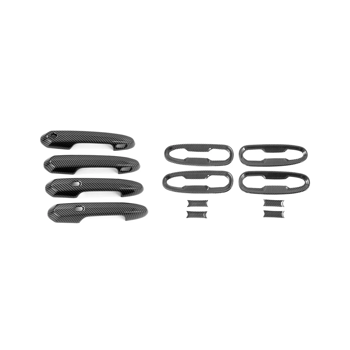 

Car Exterior Door Handle Cover Trim for Sienna 2022 2021 Accessories ,ABS Carbon