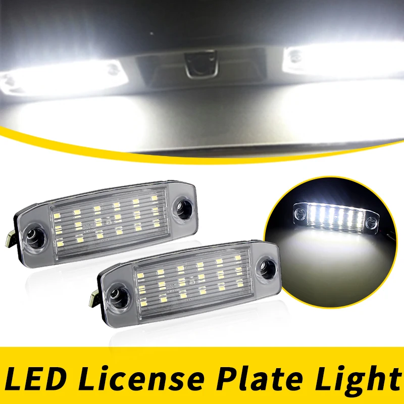 2 шт. Canbus светодиодный светильник номерного знака в сборе для Hyundai Sonata YF i45 i40 Kona