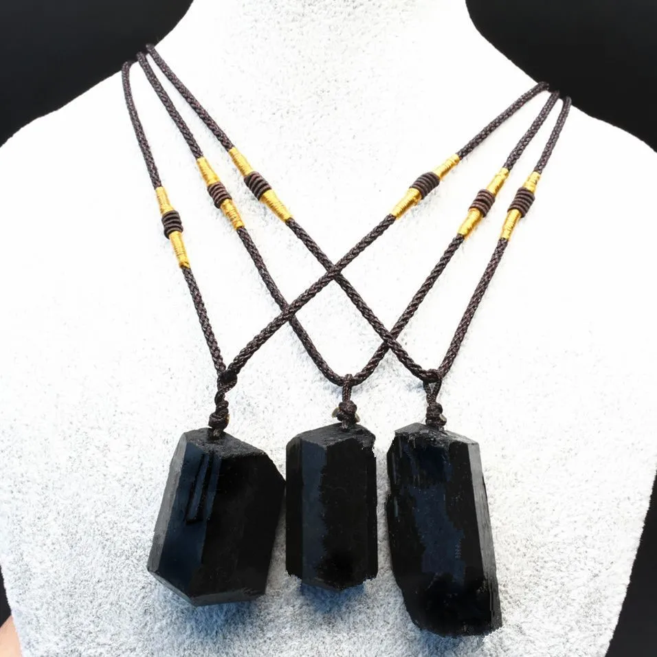 Ожерелье из натурального аметиста подвеска семь чакр кварцевый камень ожерельлье crysta с Камни лечебные кристаллы подарки для мужчин и женщин