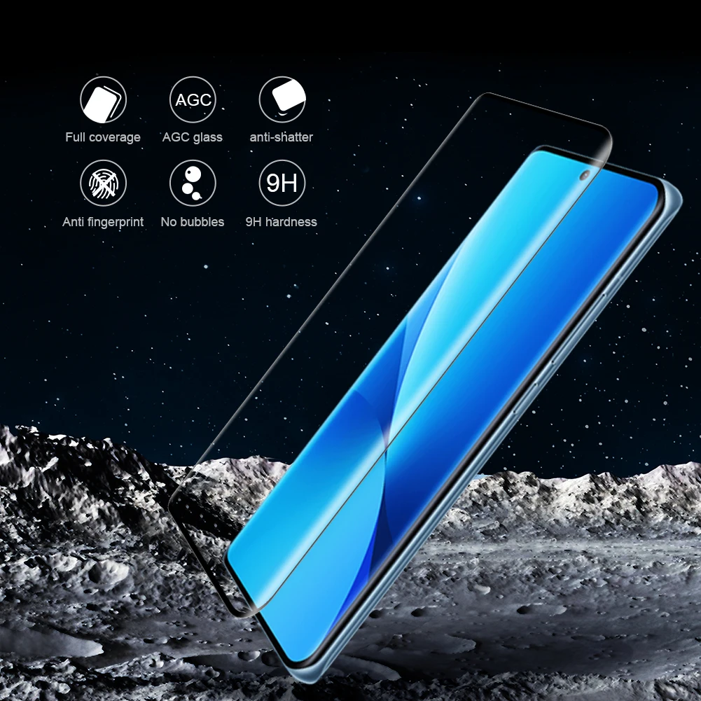 For Xiaomi 12 pro 12X Glass NILLKIN 3D CP+ Max Anti-Explosion Tempered Glass For Xiaomi 12x For Xiaomi 12 Screen Protector
