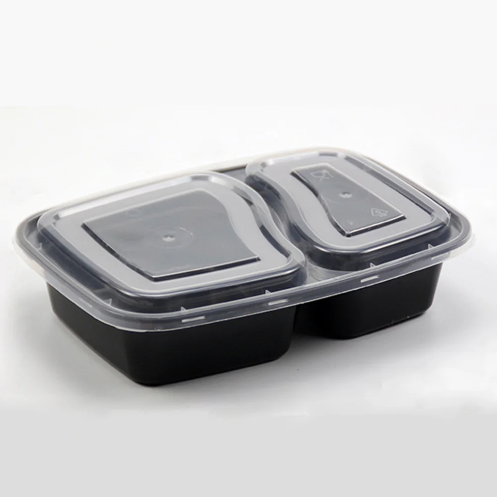 

20 pcs Takeout Pans Meal Plan Containers Meal Prep Storage Box Storage Box Disposable Storage Containers