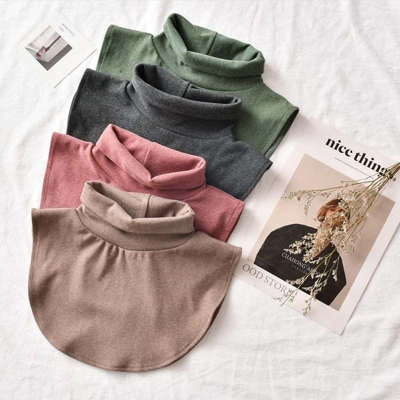 

Fake Turtleneck Detachable Turtleneck Top Half Blouse Collar for Women Detachable Turtleneck Half Blouse Collar Fake Turtleneck