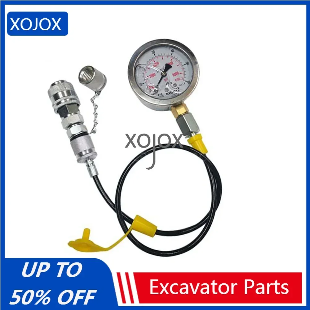 Коннектор для экскаватора XOJOX быстроразъемный манометр гусеничного кота