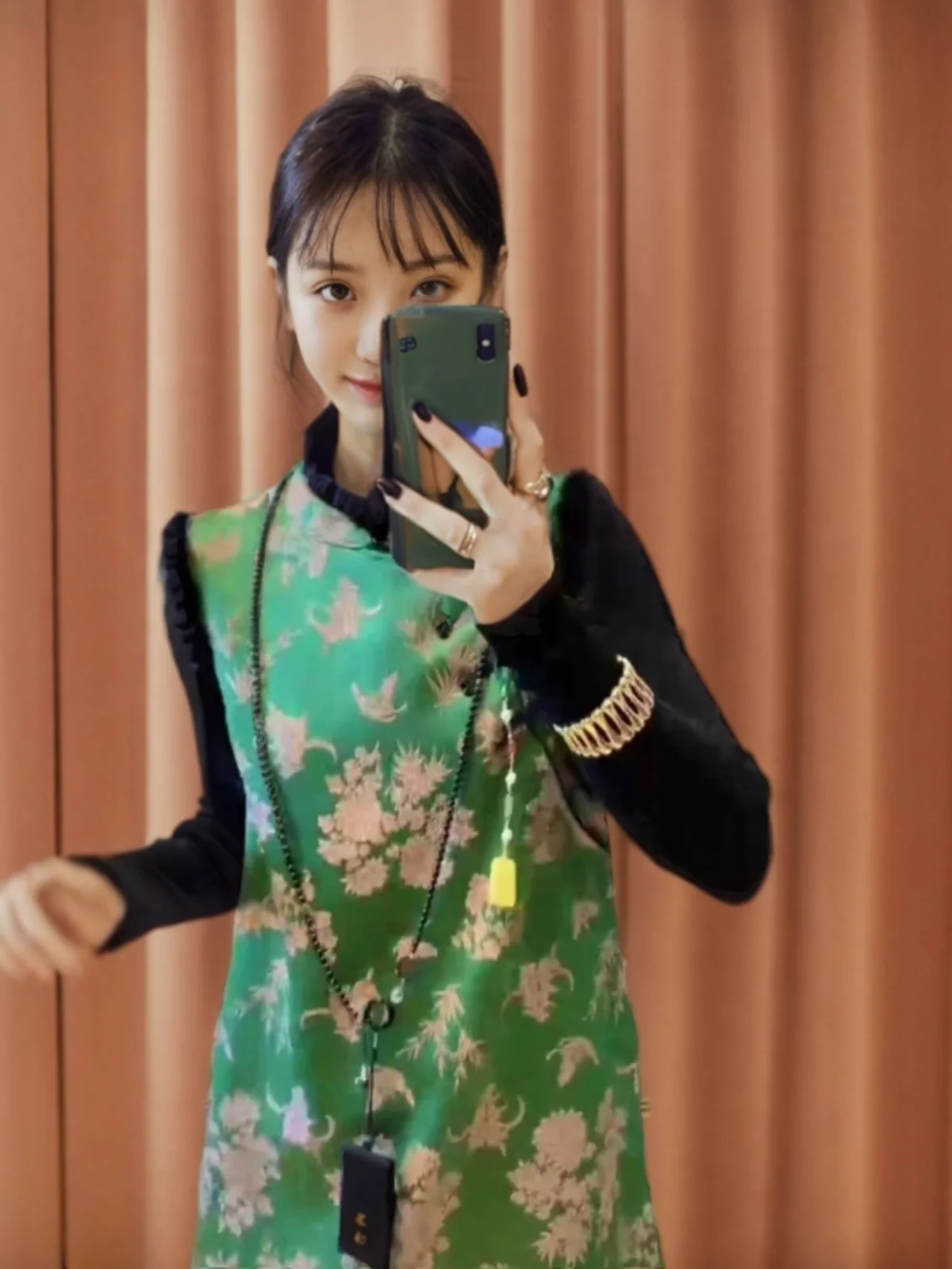 2024 зимнее новое платье на флисовой подкладке комплект рубашек китайское детский