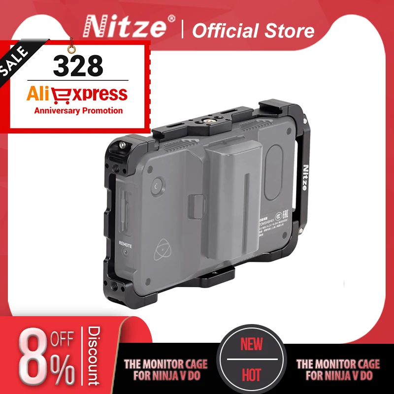 

NITZE MONITOR CAGE FOR ATOMOS NINJA V/SHINOBI 5” - TP-NINJA V