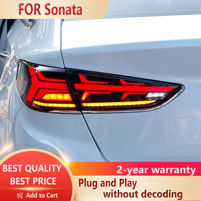 

Для 2018 Sonata 9 задний фонарь модификация Φ задний фонарь в сборе Hyundai Sonata 9 задний фонарь реле поворота