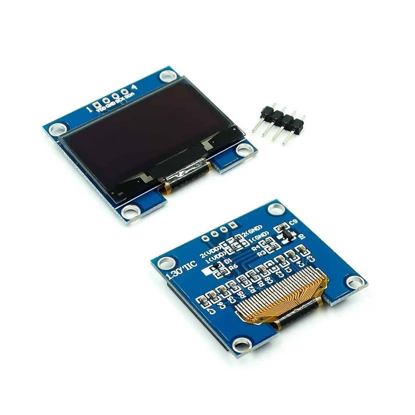 Модуль ЖК-дисплея 0 91 96 1 3 54 дюйма IIC Серийный белый синий OLED 2 42x64 I2C 12864 для Arduino