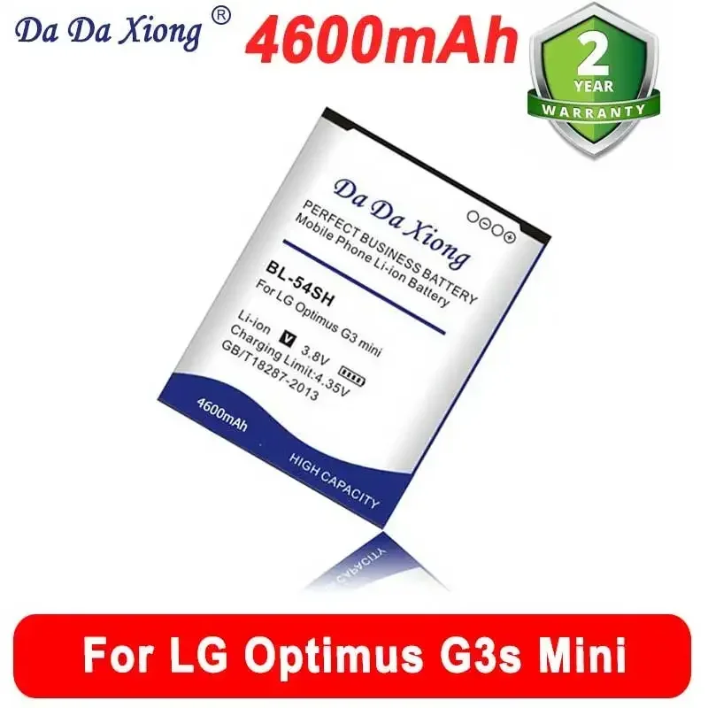 4600 мАч BL-54SH для LG Optimus G2 D725 D722 D728 D729 F300 L80 F7 F260 D373 US780 P698 F320 G3s Мини-батарея