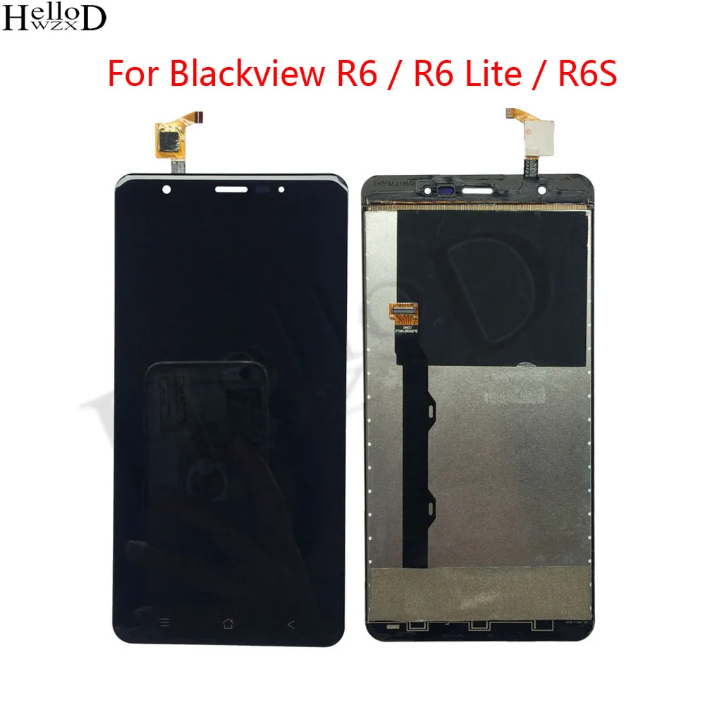 Мобильный ЖК-дисплей дл Blackview R6 R6 Lite R6S, ЖК-дисплей с сенсорным экраном, дигитайзер, панель в сборе, сенсорные инструменты, наклейка 3M