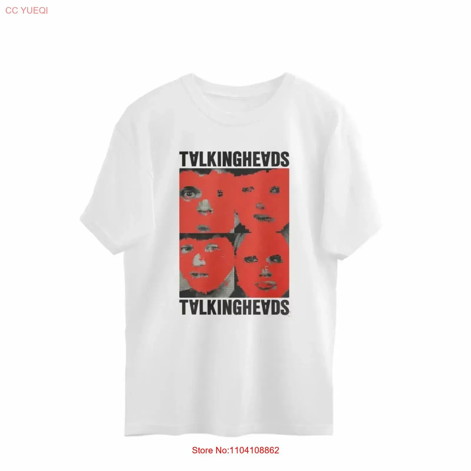 Фото Классическая футболка Talking Heads For S для мужчин и женщин, размер S-4XL, VA098, винтажная, мягкая, стильная, модная, уличная одежда, удобная. №1