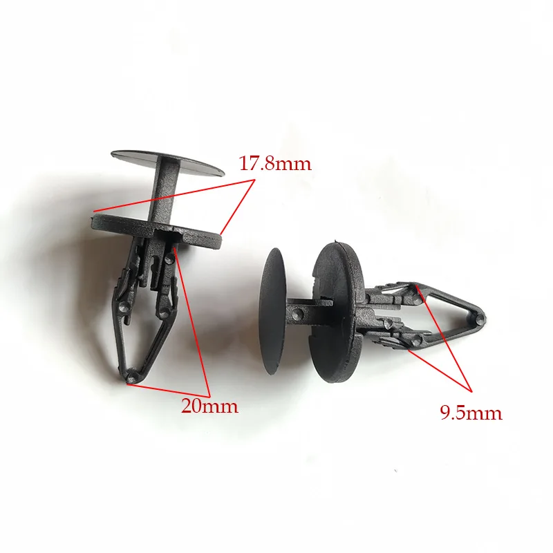 

20 шт. универсальный автомобильный крепеж на крыло, заклепка, фиксированный зажим, пластиковые стопорные зажимы для Ford Buick Chevrolet Cruze
