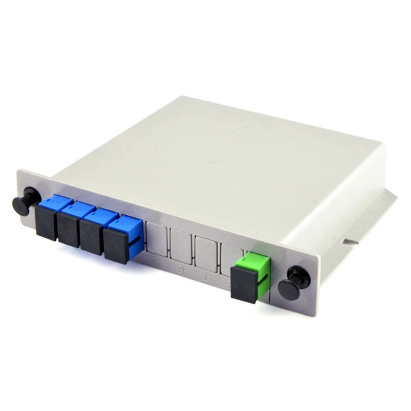 

Лот волоконно-оптический сплиттер SC UPC 1X4 коробка для кассеты FTTH Оптическая муфта SC UPC ПЛК волоконно-оптический сплиттер коробка