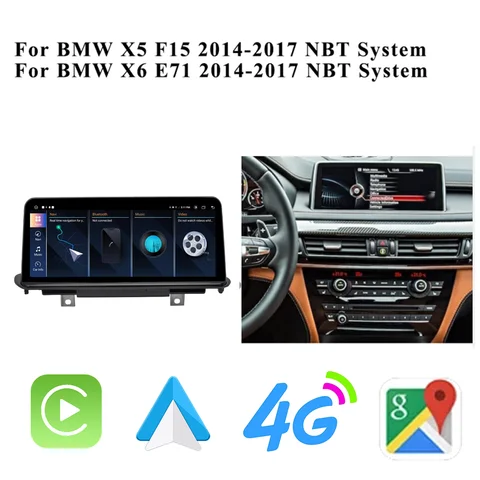 BONROAD 8-ядерный 4G LTE автомобильный радиоприемник для BMW X5 F15 2014-2017 беспроводной Carplay Android Авто DSP мультимедийный плеер GPS навигация WIFI