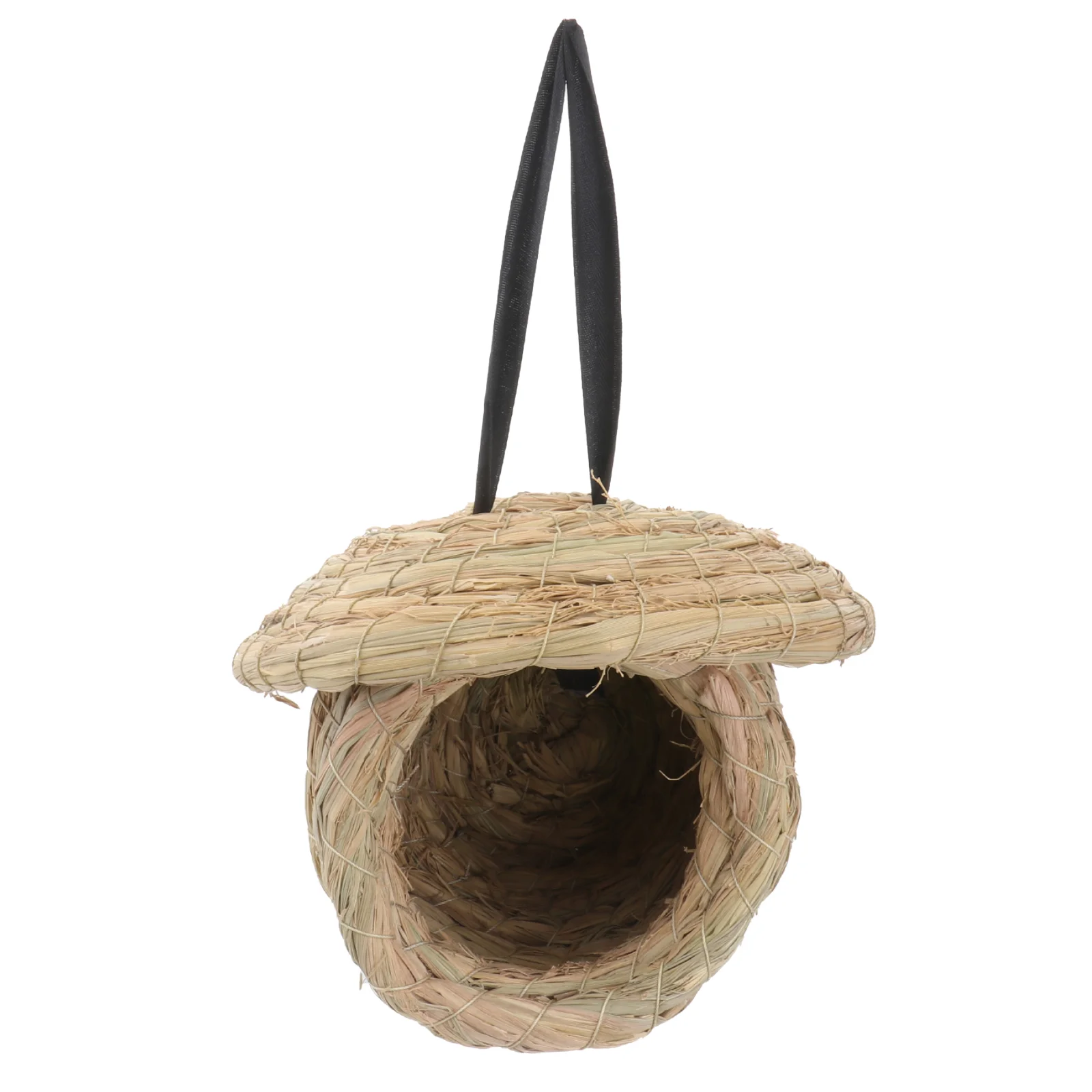 

Bird Strawhouse Finch Box Birdcage Small Pets Handwovenparakeets Hanging Hummingbird Parakeet Warmer Cage Birds Nesting Squirrel