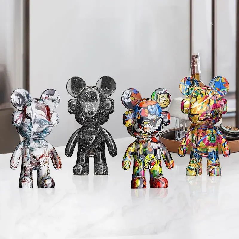 Украшение для гостиной в стиле граффити роскошное украшение из смолы виде