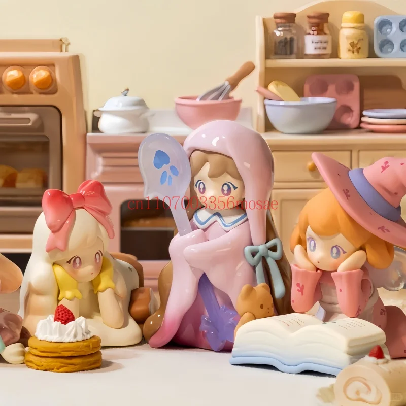 Фото Коллекционная фигурка Finding Unicorn X Aamy Blind Box: Серия «Маленькая кухня ведьмы», аниме-фигурка, коллекционный сувенир, подарок №4