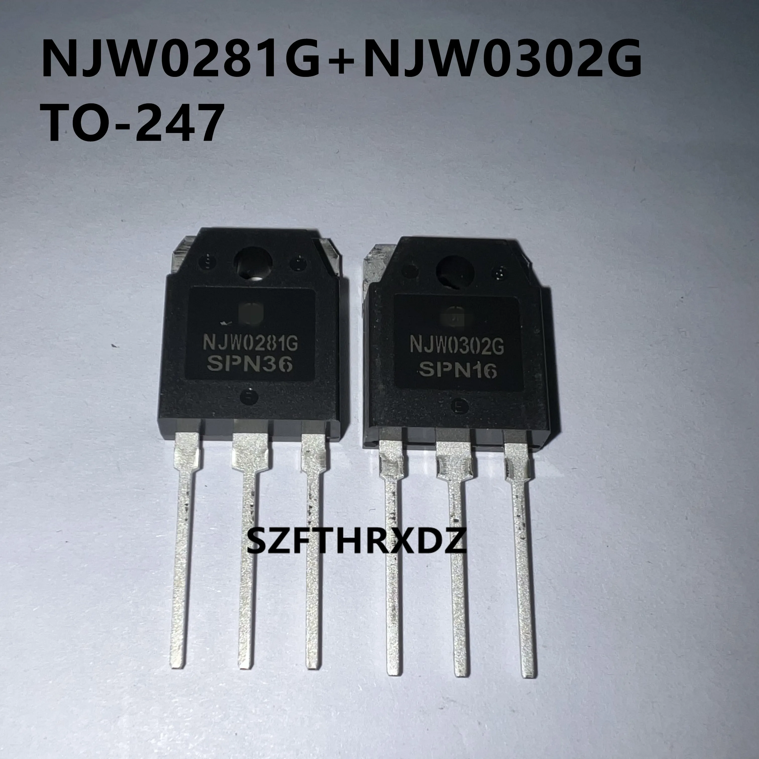 SZFTHRXDZ 20 шт. = 10 пар, новинка 100% года, импортный оригинальный NJW0281G NJW0302G NJW0281G NJW0281 NJW0302 TO-247, внешний звук SZFTHRXDZ 20 шт. = 10 пар, новинка 100% года, импортный оригинальный NJW0281G NJW0302G NJW0281G NJW0281 NJW0302 TO-247, внешний звук