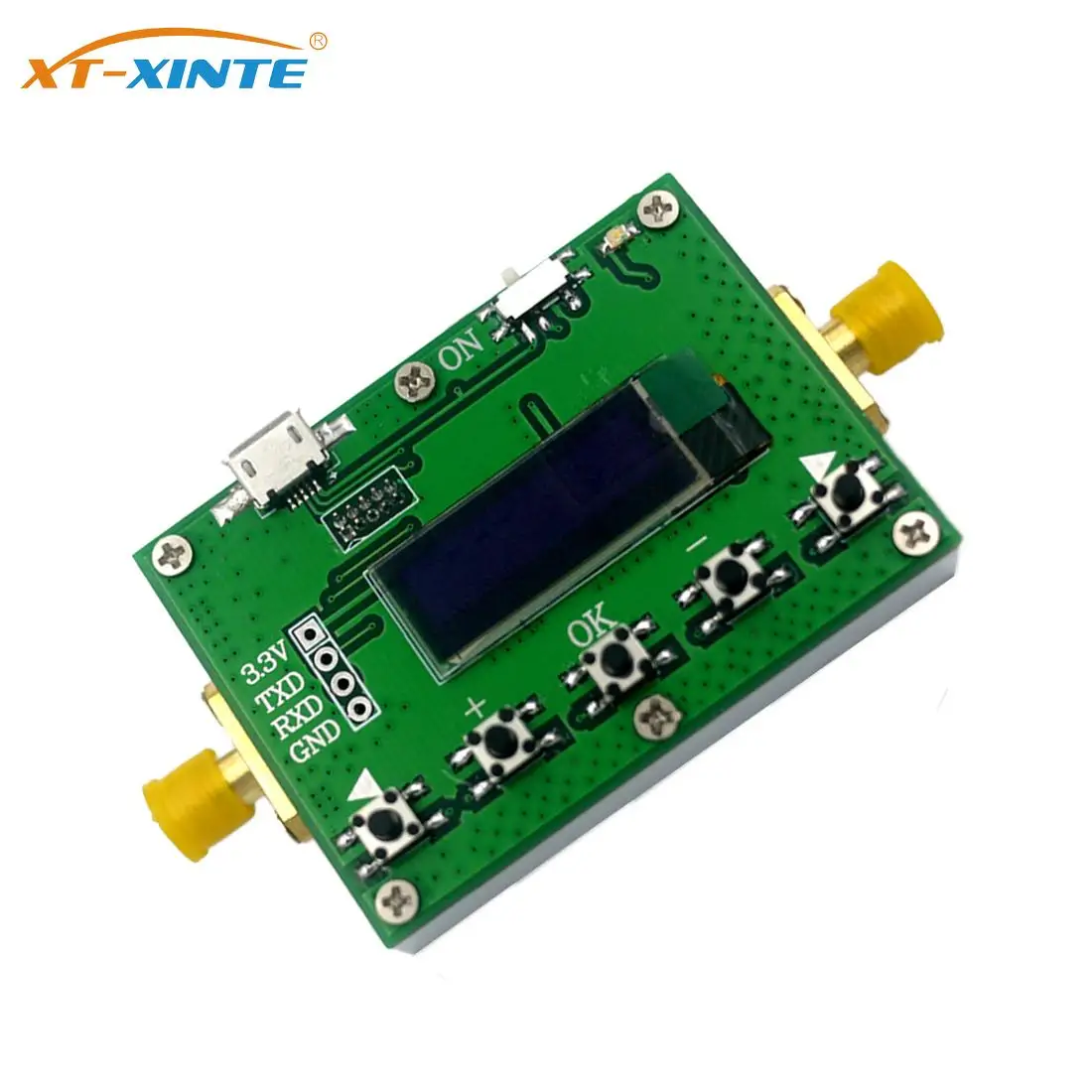 

6Ghz RF Digital Attenuator 30DB Step 0.25DB OLED Display RF Attenuator Module w/ SMA Female Connector for RF Ham Radio Amplifier