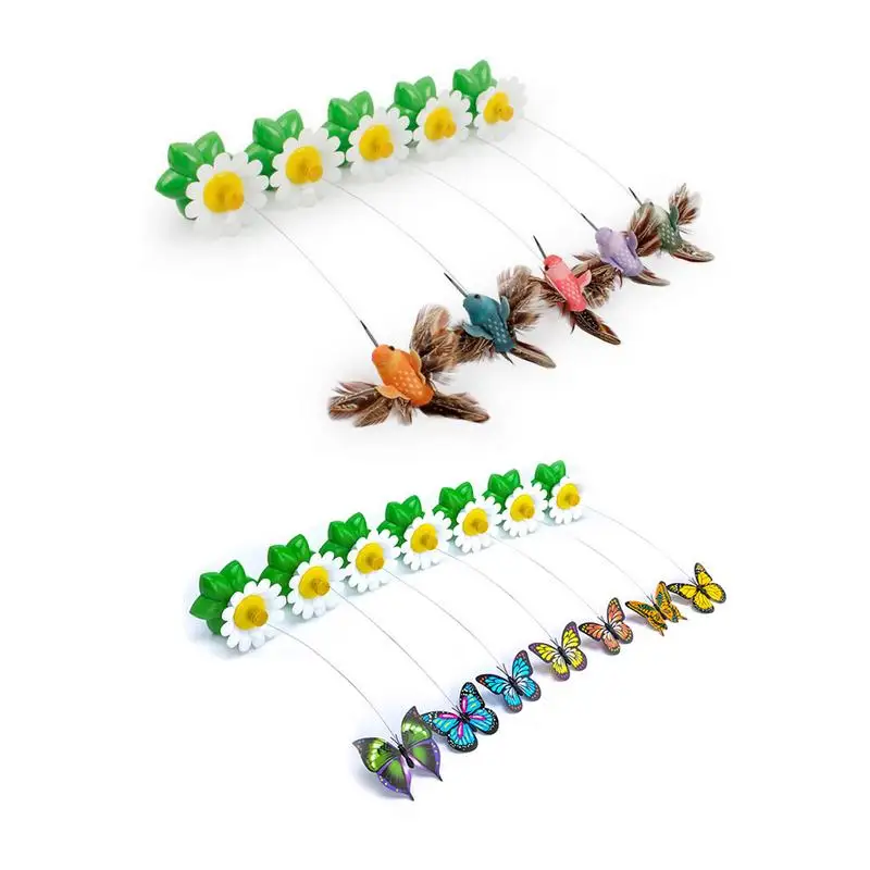 

Electric Rotating Colorful Butterfly Funny Dog Cat Toys Bird Pet Seat Scratch Toy For Cat Kitten Dog Cats Intelligence Trainning