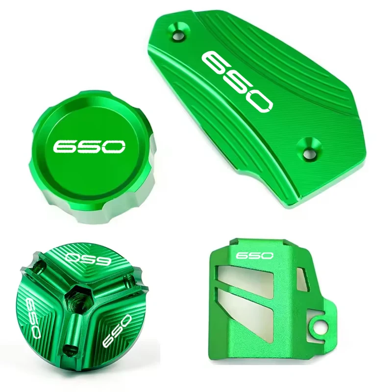 

Для Kawasaki Z650 Z650RS Ninja 650 Versys650 Z 650 2017-2024 2023, передняя и задняя крышка бачка тормозной жидкости, крышка заливной горловины моторного масла