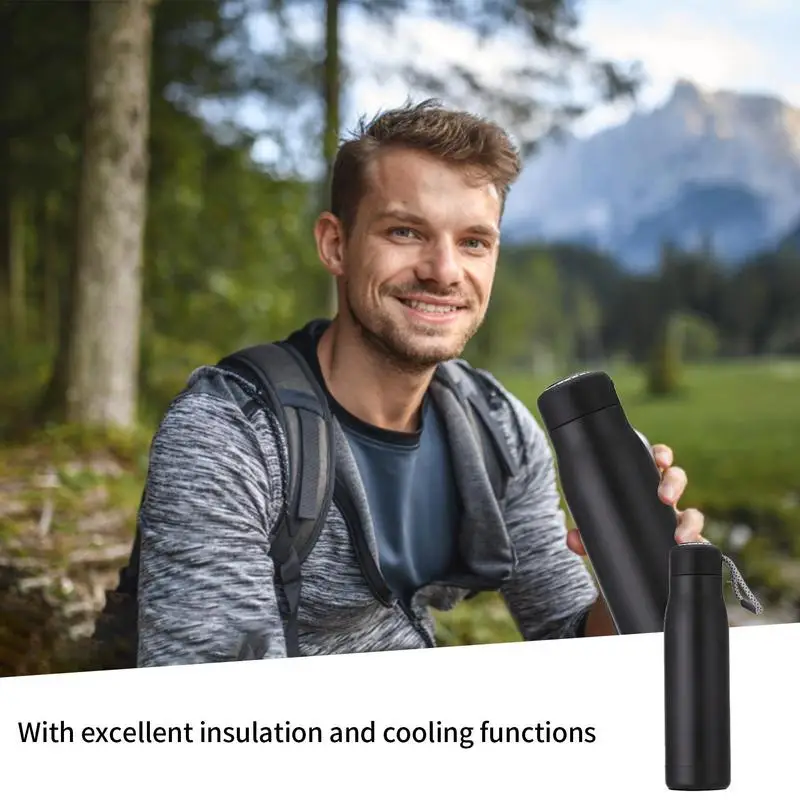 Portable Insulation Bottle High Quality Stainless Steel Heavy Duty Leak Proof Bottle Large Capacity Suitable For Camping Travel