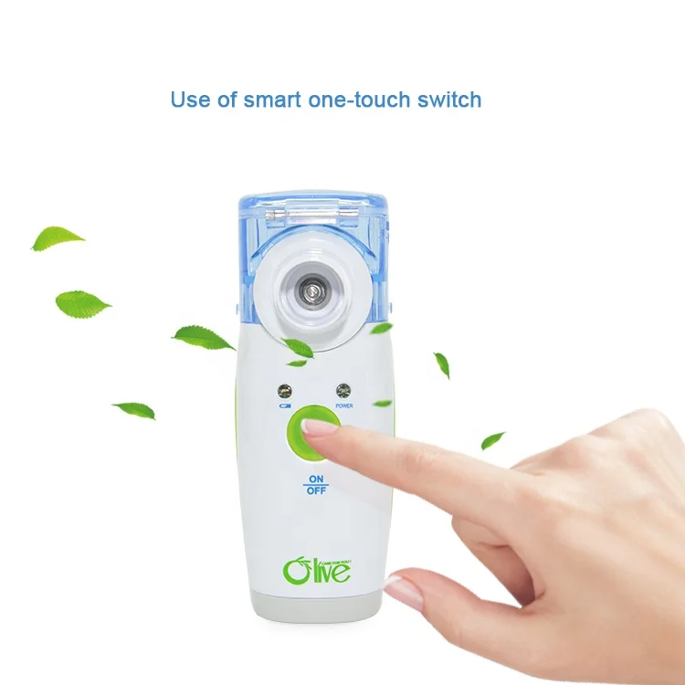 Online Made in China Olive Nebules Mini Inhalator Medical Nebulizer Portable Mesh Nebulizer Machine for Home Use