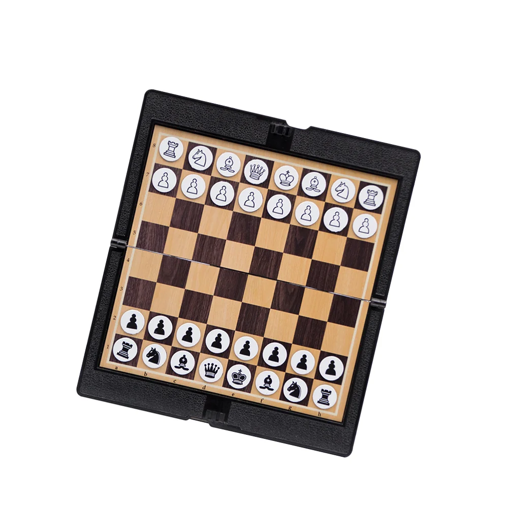 

Magnetic Checkers Portable Chess Board Classic International Draughts Travel Kids Suit