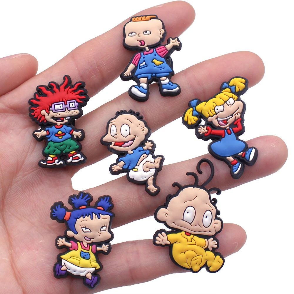 

Hot 1pcs Cartoon Character PVC Shoe Charms DIY Shoe Aceessories Fit croc Clogs Buckle Decorations adult kids X-mas Gifts Jibz