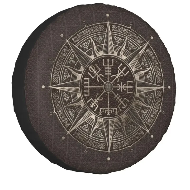 Коричневый чехол Vegvisir Viking Compass для Toyota Land Cruiser Prado Jeep RV SUV защитные чехлы колес 14