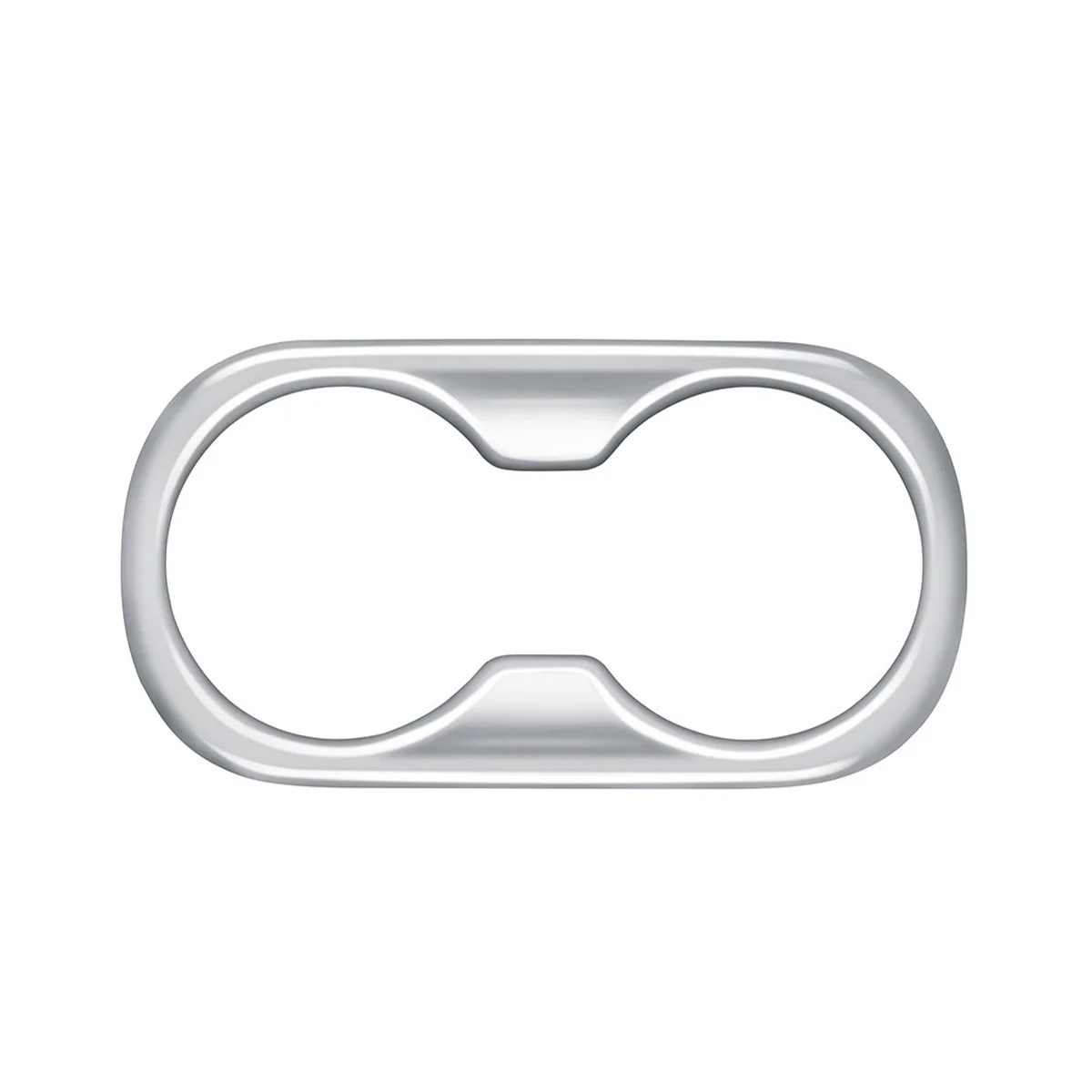 

Для Toyota Prius 60 серия 2020-2023 Серебряный Автомобильный задний подлокотник держатель стакана для воды декоративная рамка Крышка отделка