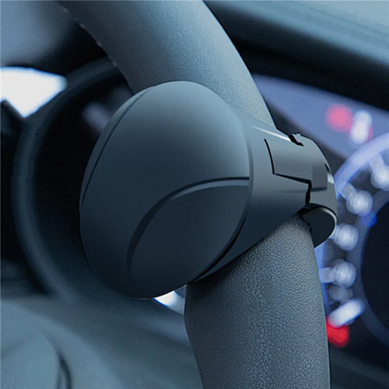 

Turning Steering Wheel Booster Spinner Knob 360 Degree Rotation Metal Bearing Power Handle Ball Shaped