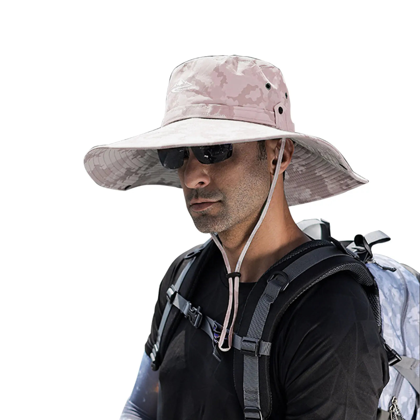 

Bucket Hats For Men Casual Men Sun Hat For Fishing Mountaineering Fashion Summer Fisherman Hat With Large Visor Breathable Air