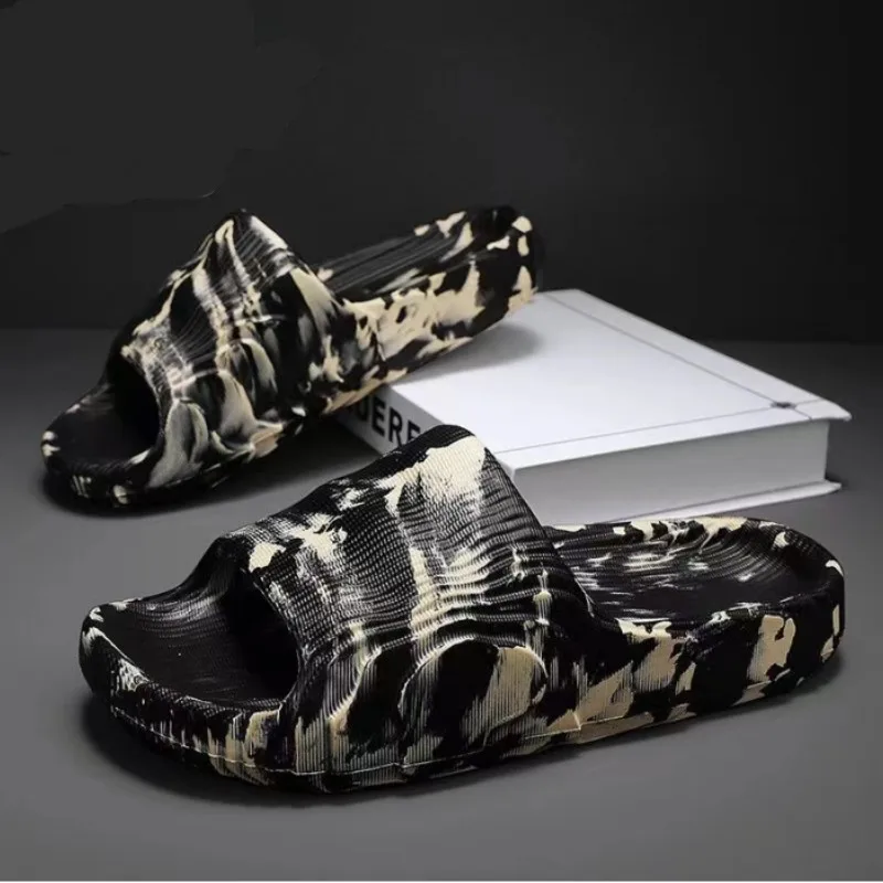 

Летние Нескользящие шлепанцы для мужчин и женщин, домашние тапки для ванной комнаты, роскошные сандалии для пар, 2023