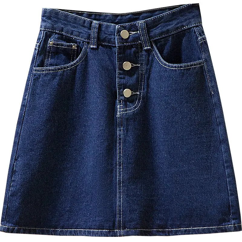 Женская джинсовая сумка с высокой талией юбка на бедрах Новинка весна-лето 2022