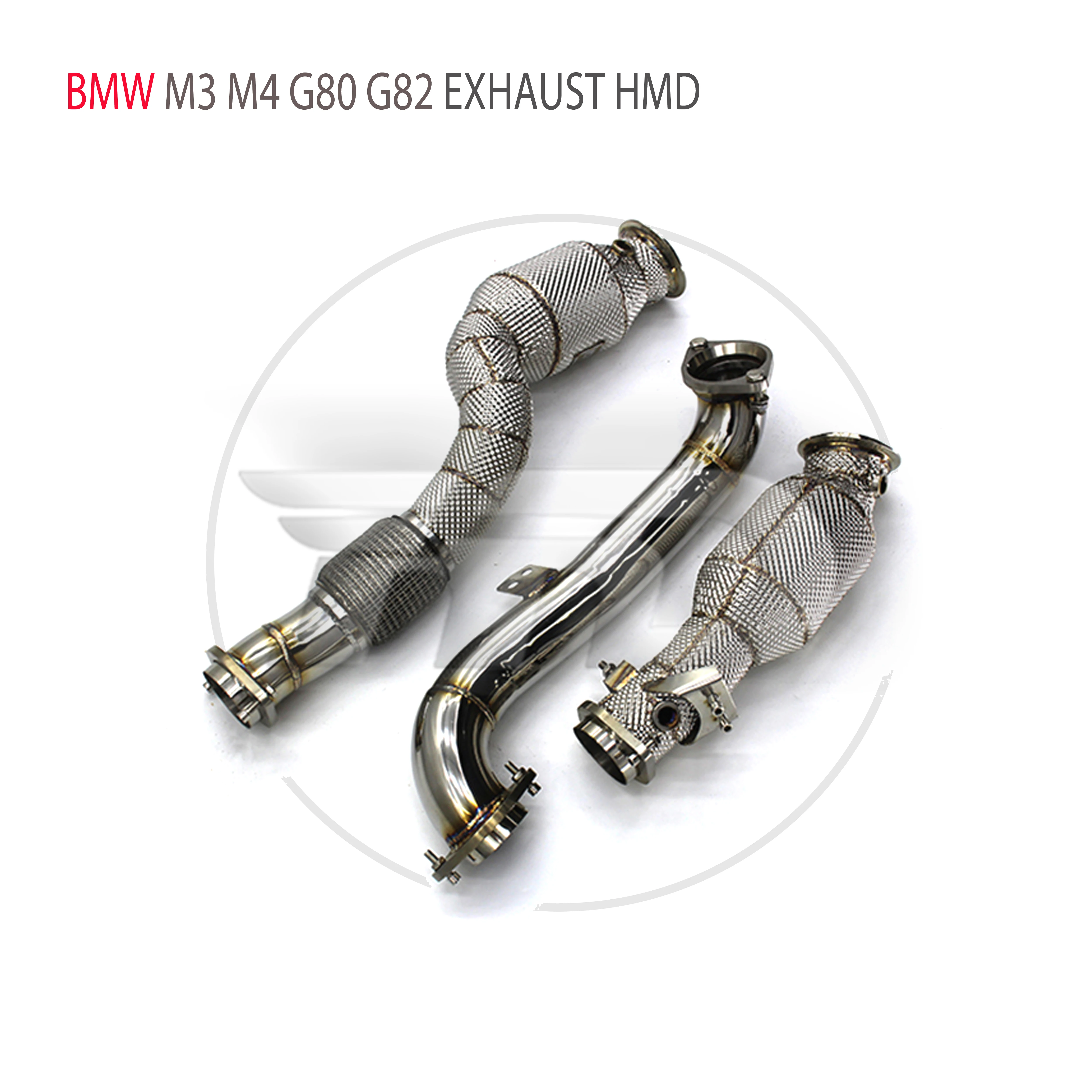 

HMD Exhaust Assembly High Flow Performance Downpipe for BMW M3 M4 Competitio G80 G82 S58 Engine 3.0T Car Accessories