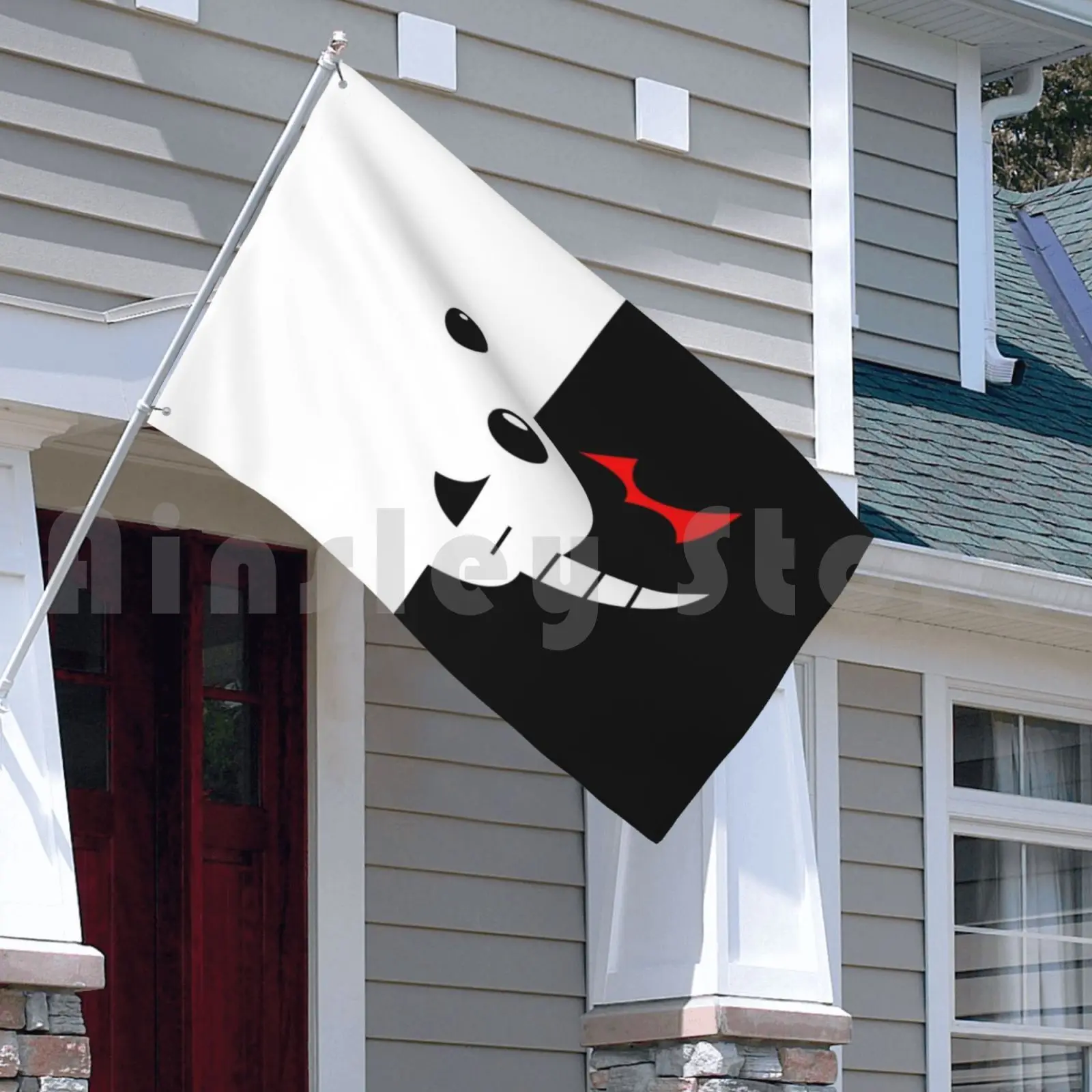 Монокума флаг автомобиля печать на заказ искусственные игрушки Тедди аниме