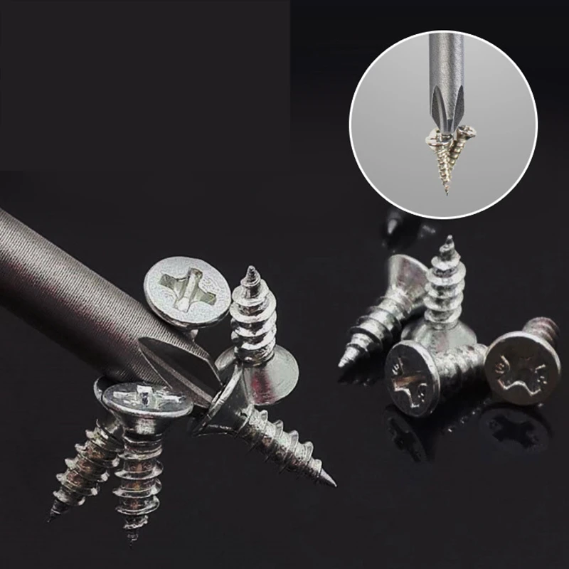 Promotion! 8Pcs 1/4In Hex Shank Drill Bits Magnetic Long Phillips Head Screwdriver Set S2 Alloy Steel For Power Tool |
