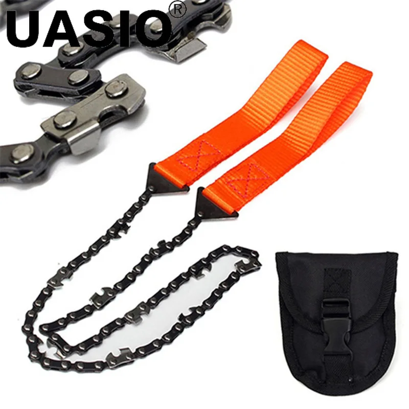 

Portable Survival Chain Saw Chainsaws Emergency Camping Hiking Tool Pocket Hand Tool Pouch Outdoor Pocket Chain Saw